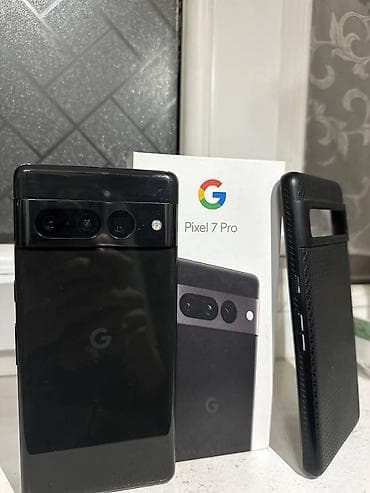 pixel 9a: Google Pixel 7 Pro, Б/у, 128 ГБ, цвет - Черный, 1 SIM, eSIM — 4