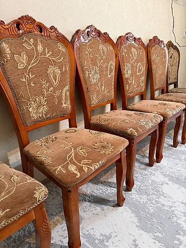 Офис эмереги: Ашкана үстөлү жана отургуч, түсү - Күрөң — 3