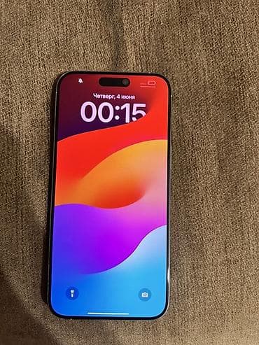 rdevice 1000 pro max: IPhone 15 Pro Max, Б/у, 1 ТБ, White Titanium, Кабель, 86 % — 2
