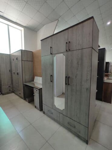 шифоньеры в рассрочку: Шкаф для одежды, Новый, Прямой, ЛДСП — 19