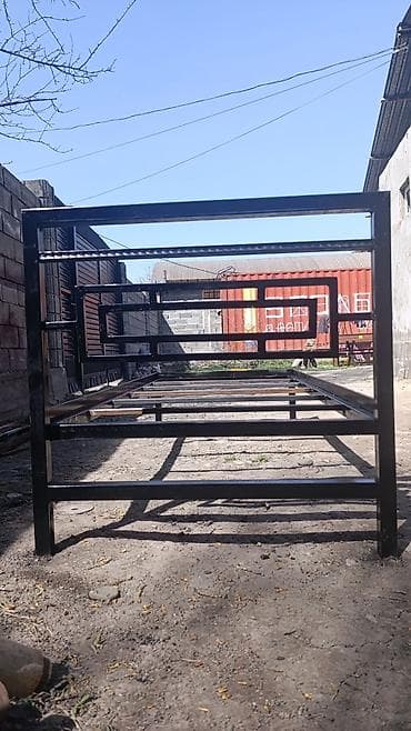 Двуспальная кровать, Новый, Каркас без матраса, длина - 2 см