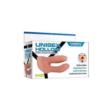 Lovetoy Double Penetration — двойной страпон для смелых экспериментов