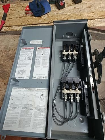 сак генератор: Перекидной рубильник Schneider Electric 60A (США) — НОВЫЙ Абсолютно — 6