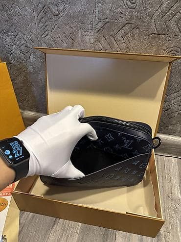 сумка мужская барсетка: Барсетка, Louis Vuitton, Множество карманов, Регулируемый ремень, Съёмный ремень, Новый — 5