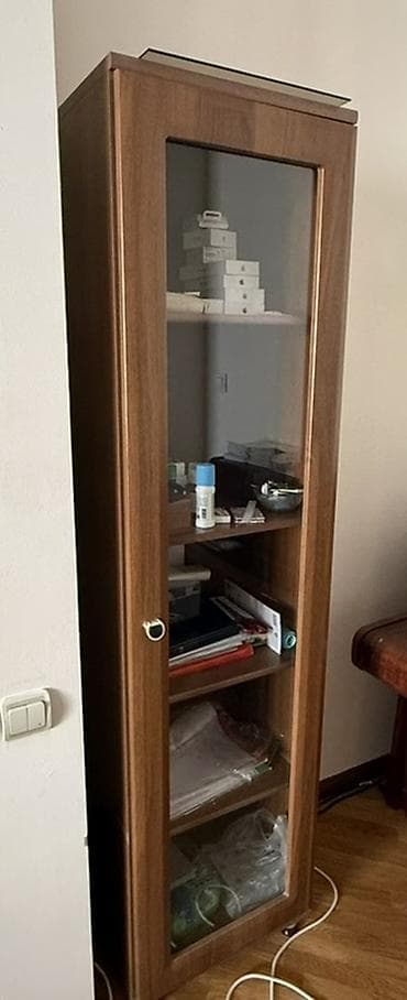 Отургучтар, табуреттер: Комплект мебели для гостиной/кабинета из ЛДСП под тёплый орех с — 4