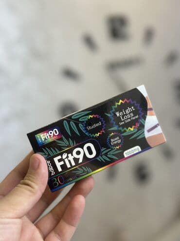 Средство для похудения, Fit-90, Капсулы, Жиросжигатели, Универсальный, Новый