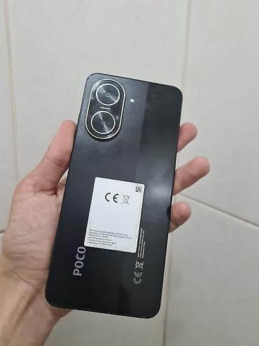 ми 7 телефон: Poco C71, Б/у, 128 ГБ, цвет - Черный, 2 SIM — 1