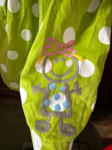 дом вещи: Детское платье, цвет - Зеленый, Б/у — 4