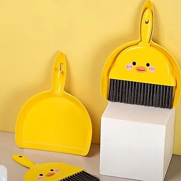 Набор для уборки: мини-щётка с совком «Уточка» - Компактные размеры — 1
