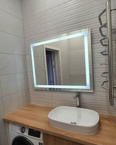 3d часы: Зеркало на заказ! Подсветка оптом Виды зеркал: зеркало с подсветкой — 2