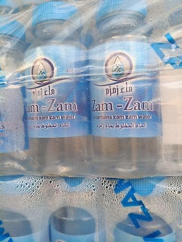 Чай, кофе, суусундуктар: Питьевая вода Zam-Zam в пластиковых бутылках малого объема. - Бренд — 3
