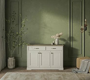 та тумба: Комод для одежды, Новый, Без зеркала, МДФ, цвет - Бежевый, В рассрочку, Бесплатная доставка — 3