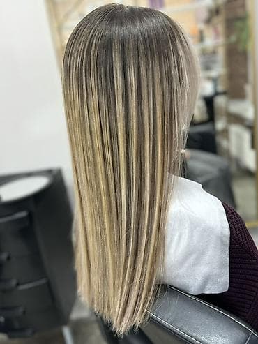 тонирующий бальзам для волос: Парикмахерские услуги: Окрашивание в один тон: Короткие волосы 1000с — 2