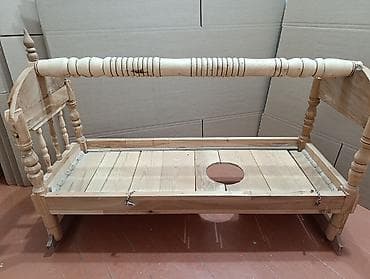 вязаная люлька: Люлька, Колыбель, Дерево, цвет - Белый — 10