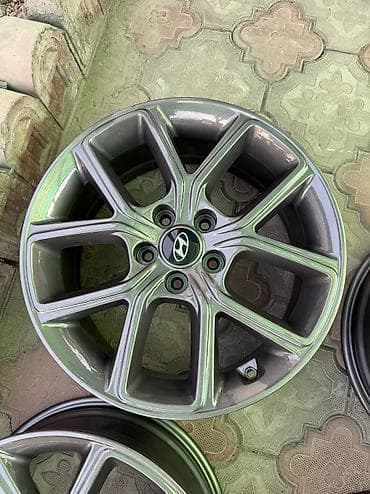 5 11: Литые Диски R 18 Hyundai, Комплект, Б/у — 4