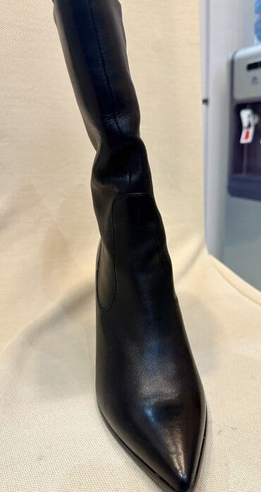 платье черный: Женские ботильоны из натуральной кожи.Брали в Эконике . - Форма носка — 6