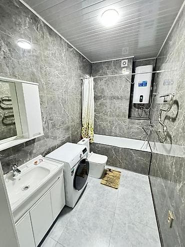 с местом: 2 комнаты, Люкс, элитка, Бишкек Парк ТРЦ, Душевая кабина, Постельное белье, Кондиционер — 4