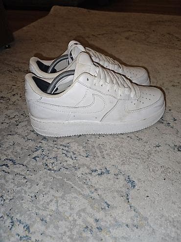 черные форсы: Мужские кроссовки, 42, Nike, Б/у, цвет - Белый — 5