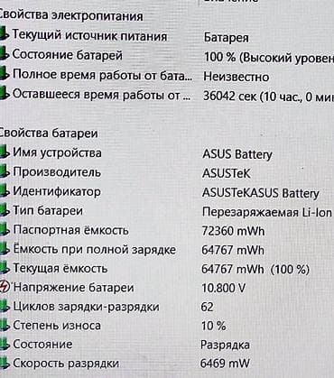 Ноутбуки: Ноутбук, Asus, 20 ГБ ОЗУ, Intel Core i7, 15.6 ", Б/у, Для работы, учебы, память NVMe SSD — 6