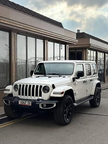 Транспорт: Jeep Wrangler: 2021 г., 2 л, Автомат, Электромобиль, Внедорожник — 1