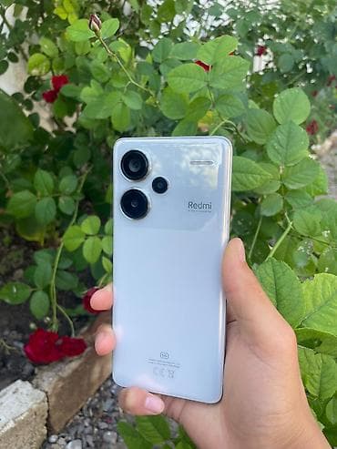 телефон с большой батареей: Redmi, Redmi Note 13 Pro Plus, Б/у, 512 ГБ, цвет - Белый, 1 SIM, 2 SIM — 1
