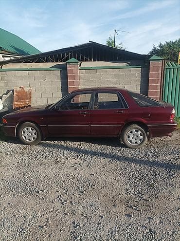 lancer evolution: Mitsubishi Galant: 1992 г., 2 л, Механика, Бензин, Хэтчбэк — 2