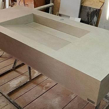 dyson styler: Изготовление раковины из керамогранита с полками + дозаторами. Под — 5