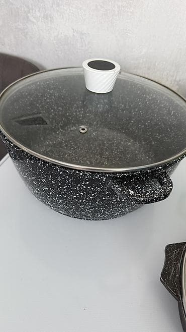 Сушилки: Набор посуды для кухни (3 предмета): - Кастрюля/утятница из литого — 4