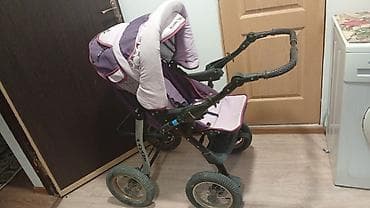 отук резиновый: Коляска, цвет - Фиолетовый, Б/у — 3