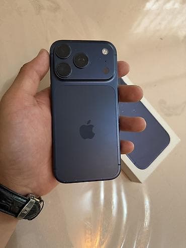 iphone osh: IPhone 17 Pro, Б/у, Синий, 98 % — 3