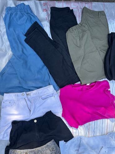 двойка брюки и кофта: Брюки Лето, Б/у, S — 2