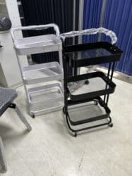 зеркало салон красоты: Металлические салонные тележки и табуреты на колесах - Тележка — 7