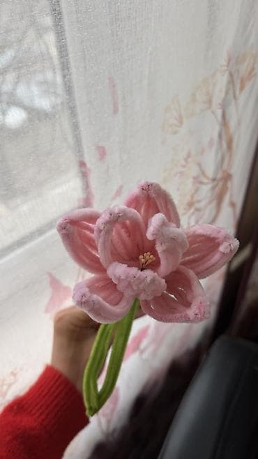 Товары для праздников: Букеты из мягкой проволоки (синель/пушистые палочки) — ручная работа — 3