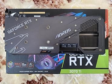 Видеокарта, Б/у, Gigabyte, GeForce RTX, 8 ГБ, Для ПК
