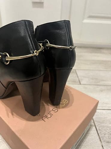 nike react: Ботинки, 39, Maria Moro, Б/у, цвет - Черный, Платная доставка, Самовывоз — 2