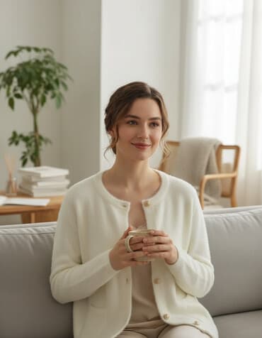 кардиган белый: 🐑 Кардиган-овечка🤍 Супер мягкий короткий кардиган белого цвета — 1