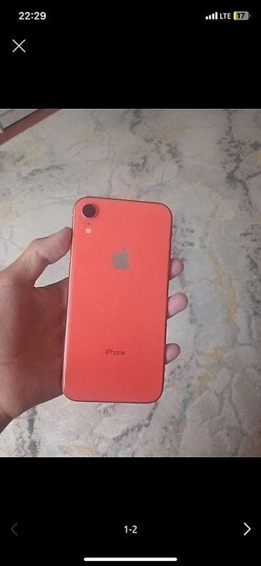 Мобильные телефоны и аксессуары: IPhone XR, цвет Coral (оранжевый) - Корпус: стекло и алюминий, цвет — 1