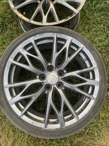 покрышка р16: Литые Диски R 19 Lexus, Комплект, отверстий - 5, Б/у — 3