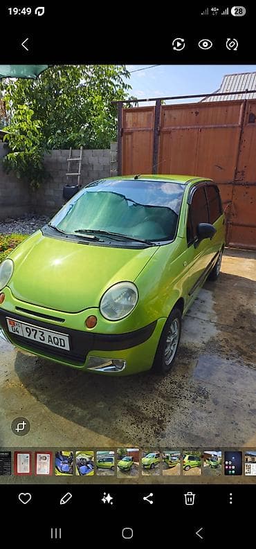 Daewoo Matiz: 2003 г., Кол менен иштөөчү, Бензин, Хетчбек lalafo.kg да Daewoo Matiz: 2003 г., Кол менен иштөөчү, Бензин, Хетчбек