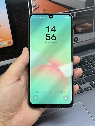 телф: Samsung Galaxy A26 5G, Б/у, 128 ГБ, цвет - Черный, 2 SIM — 8