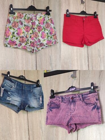 Шорты, Юбка-шорты, Б/у, L