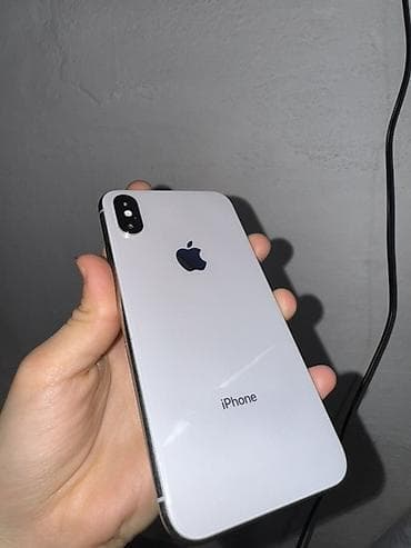 айфон 8 токмок: IPhone X, Колдонулган, 64 ГБ, Ак — 3