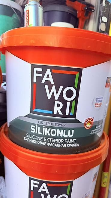 силикон: Силиконовая фасадная краска Fawori (Silikonlu, Silicone Exterior — 1