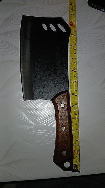 Посуда: Новый Набор кухонных топориков/ножей экспедиционного типа всё вместе — 5