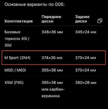 diska 13: В продаже: — 4 оригинальных суппорта BMW — Передние тормозные диски — 5