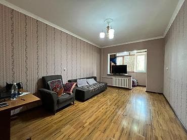 105: 3 комнаты, 69 м², Асанбай мкр 105 серия, 4 этаж, Косметический ремонт — 1