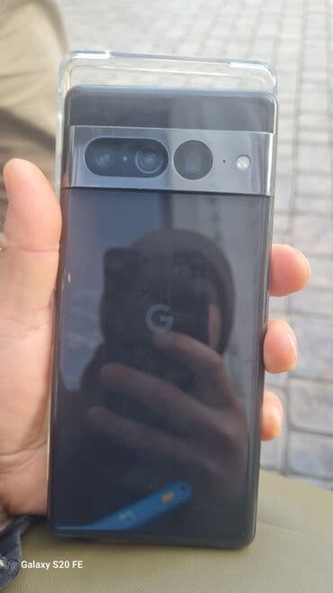 внутренний модем: Google Pixel 7 Pro, Б/у, 128 ГБ, цвет - Черный, eSIM — 2