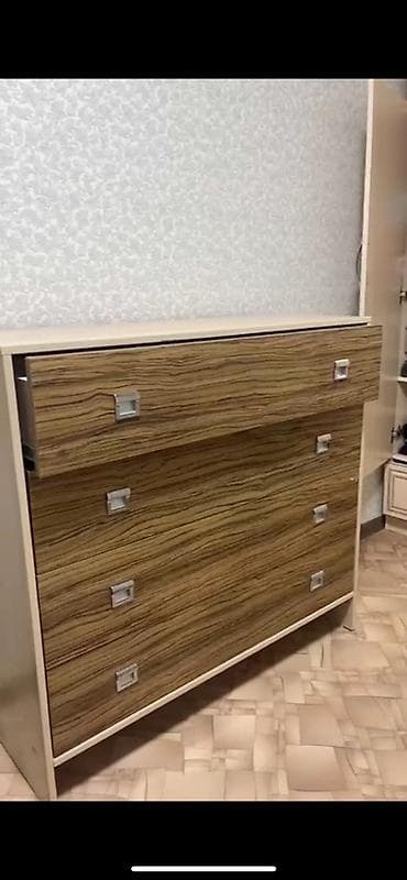 bed table: Комод с 4 выдвижными ящиками - Корпус: светлый древесный декор — 3