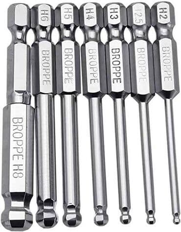 Магнитная отвертка, биты, шестигранный хвостовик, набор Broppe 7 at lalafo.kg Магнитная отвертка, биты, шестигранный хвостовик, набор Broppe 7