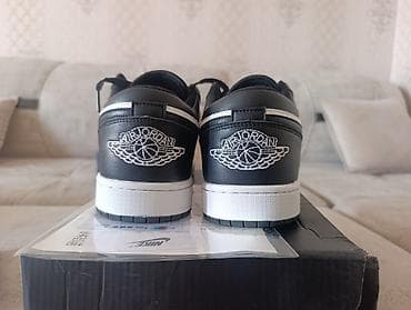 низкие джорданы: Мужские кроссовки, 43, Nike, Новый, цвет - Черный, Самовывоз — 4